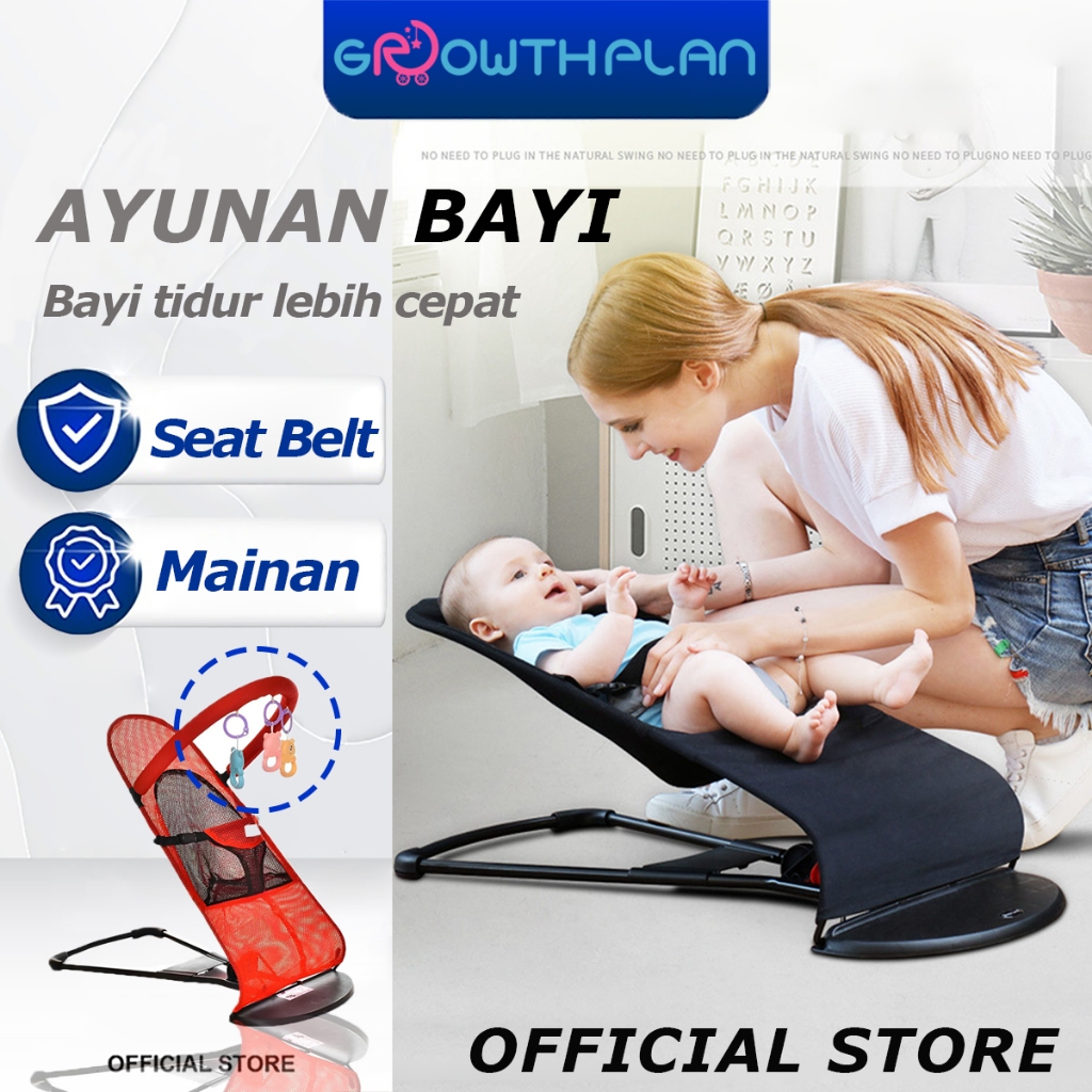 Ayunan Bayi Infant Seat Tempat Tidur Bayi Goyang/Bouncher Bayi Kursi Ayunan Bayi Lipat
