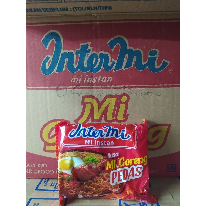 

1 Dus Intermi Mie Goreng Pedas isi 40 bungkus