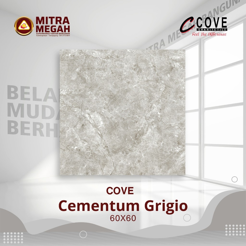 KERAMIK GRANIT COVE 6060 Cementum Grigio