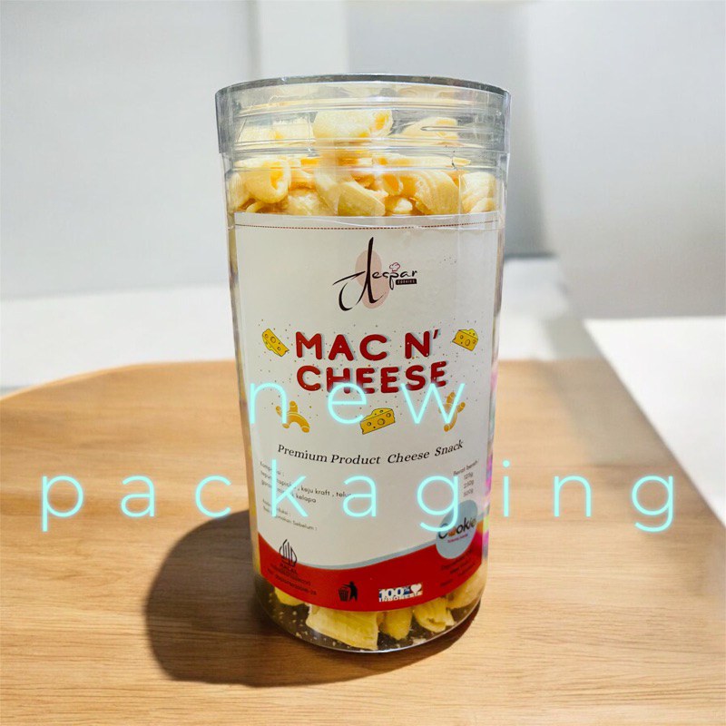 

DESPAR COOKIES-Mac N Cheese Original tanpa Pengawet dan MSG kemasan Jar 1 L