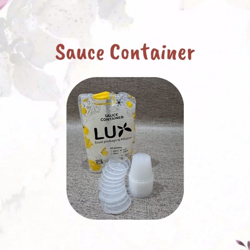 Cup Sauce / Tempat Saus / Tempat Sambal Thinwall Lux Sauce Container [ISI 50pcs]