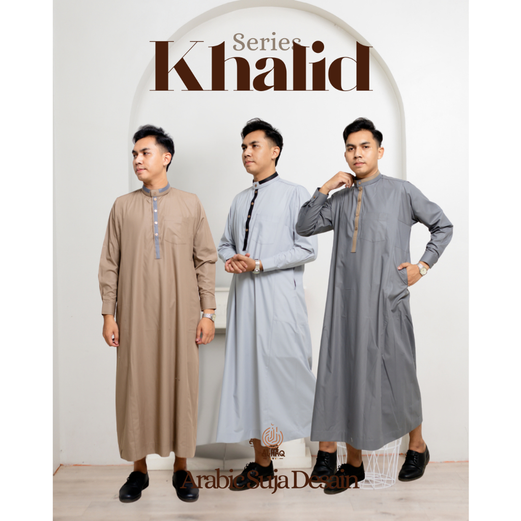 Jubah Pria Gamis Pria Gamis Mewah Model Terbaru Jubah Reguler AL-HAQ Jubah Reguler Gamis Muslim Juba