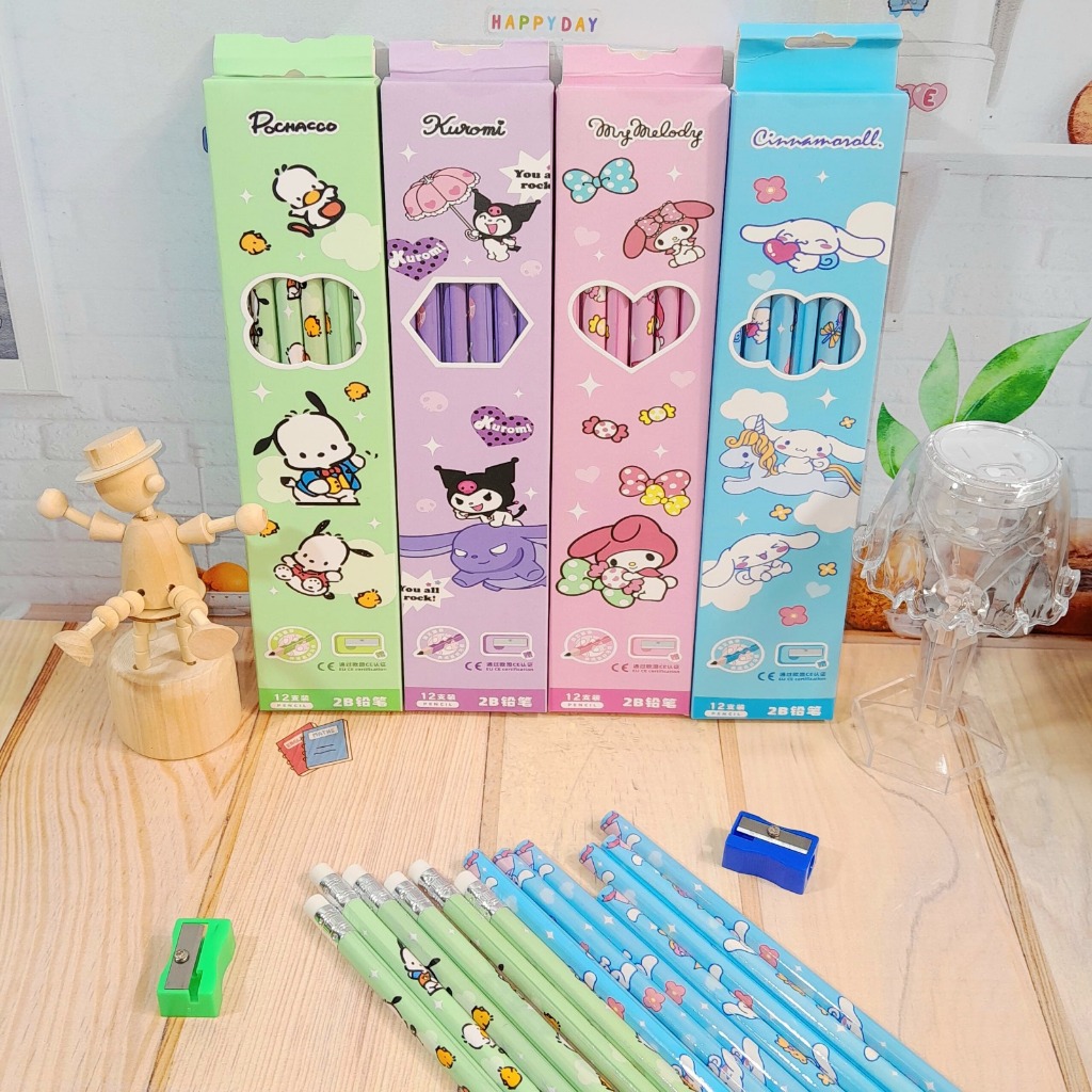 

Pensil 2B karakter1 Pack isi 12 Pcs FREE Serutan TERMURAH / Pensil Batang Karakter 1 Set isi 12 PCS Best Quality Alat Tulis Sekolah Anak Kekinian Favorit Bisa Grosir dan COD
