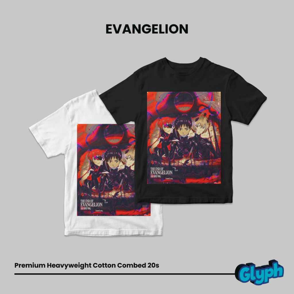 Evangelion Premium Heavyweight Cotton Combed 20s