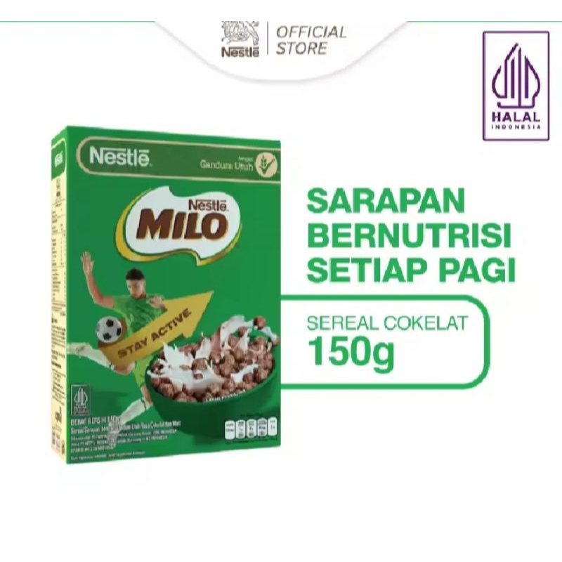 

Nestle MILO Cereal Box 150g - Nestle Milo Cereal Stay Active 150GR BOX