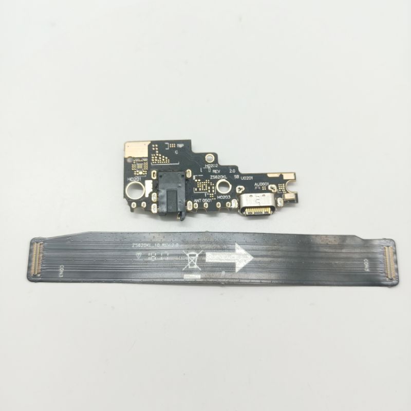 PAPAN KONEKTOR CAS+FLEXIBLE MAIN BOARD ASUS ZENFONE 5Z SERI ZS620KL ORIGINAL