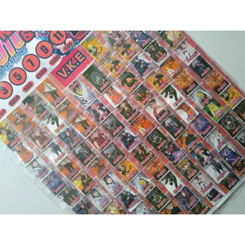 

PERSAMAAN STIKER KARTUN NARUTO/BORUTO SATU LEMBAR ISI 100 STIKER
