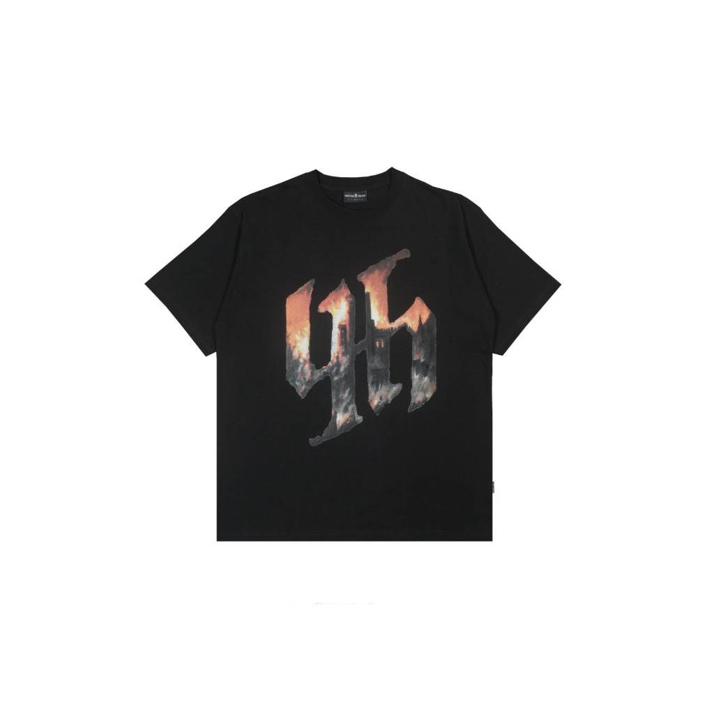 HUSTED KAOS ASHTEL BLACK TSHIRT