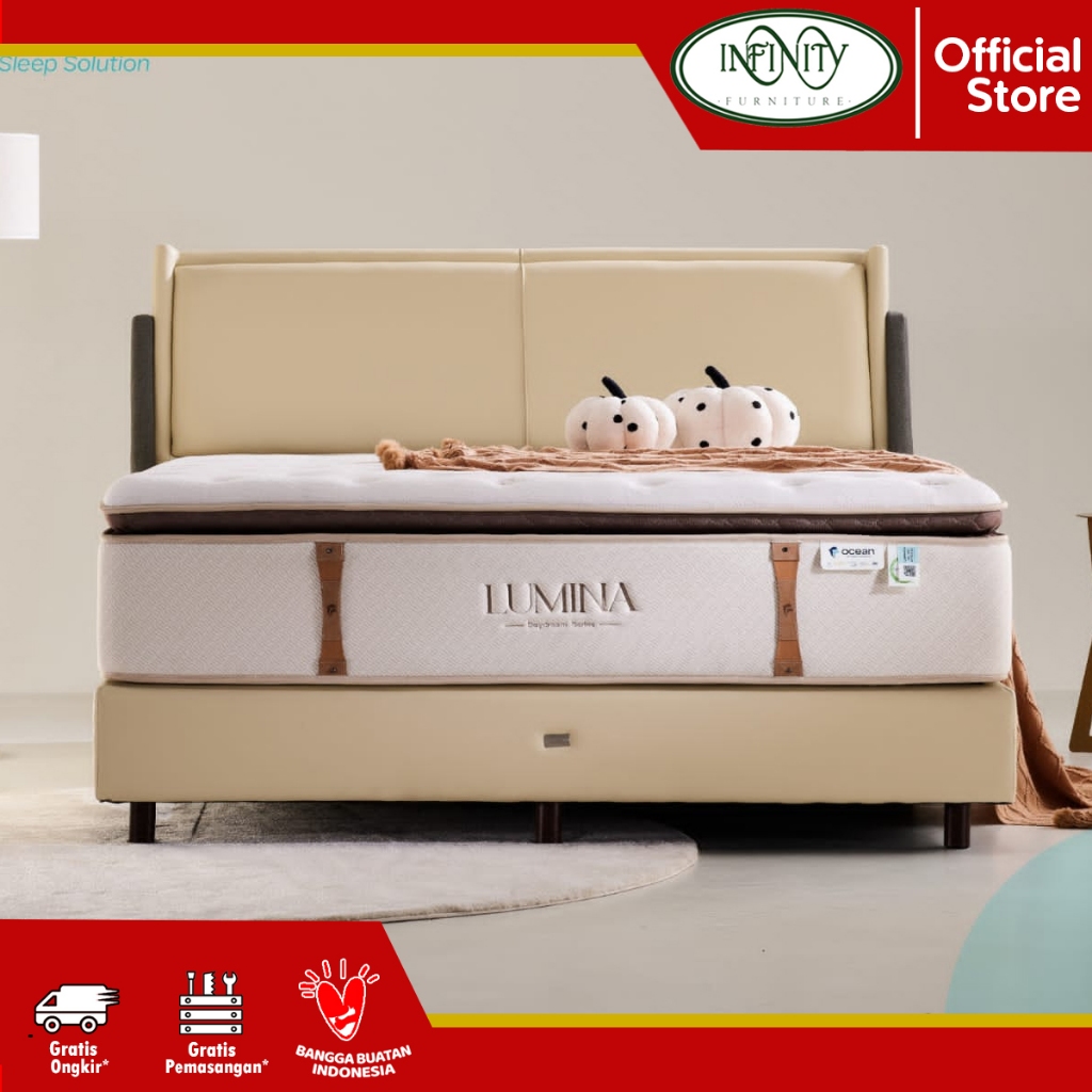 OCEAN Spring Bed Set Kasur LUMINA