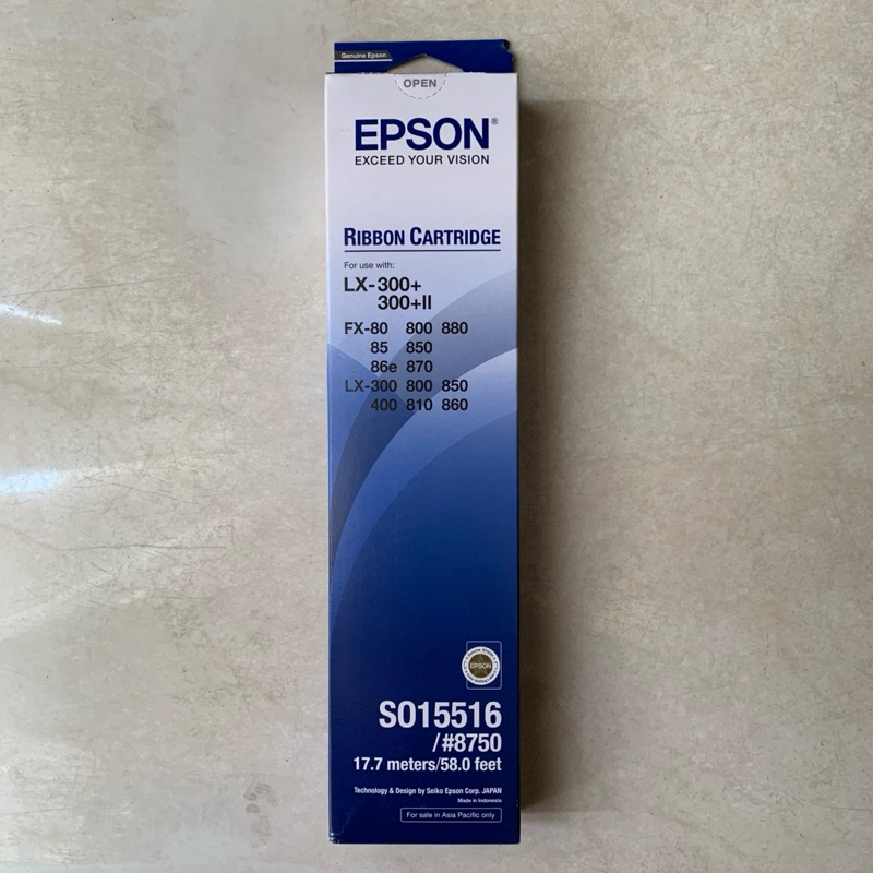 RIBBON CARTRIDGE EPSON LX300 PITA TINTA RUMAH OFFICIAL ASLI