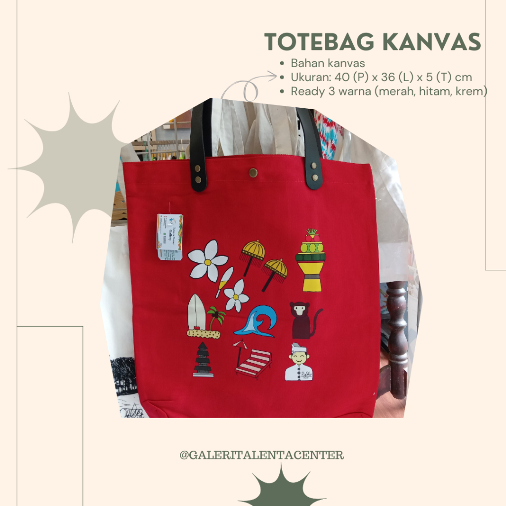 Tas Totebag Besar - Totebag Kanvas Premium - Totebag Kanvas Custom
