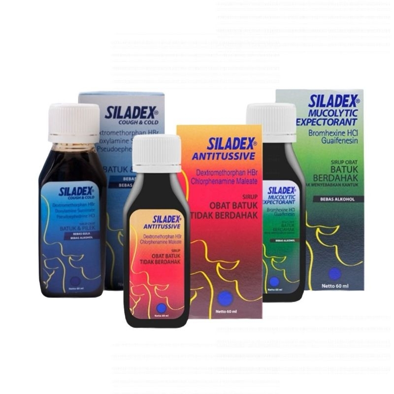Siladex Obat Batuk Berdahak/Tidak Berdahak/Batuk & Pilek 60ml/100ml