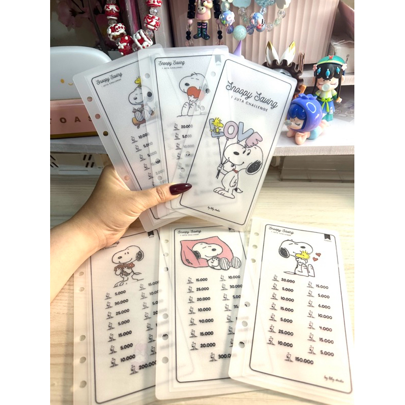 

SAVING CHALLENGE 1 JUTA ENVELOPES- SNOOPY EDITION