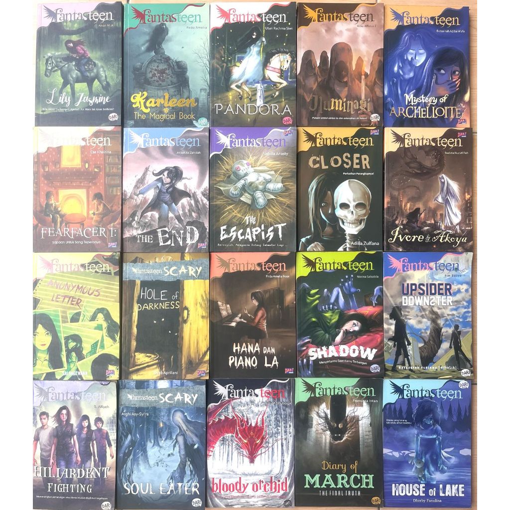 Novel Fantasteen/Novel Remaja - Preloved Original