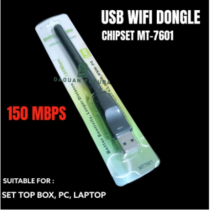 DONGLE WIFI USB MT7601 untuk STB SET TOP BOX DVB T2 LAPTOP STB PC
