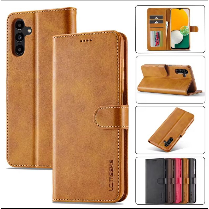 Samsung A16.Samsung A16 Flip Cover Case Leather Wallet Sarung Dompet Samsung A16. Samsung A16
