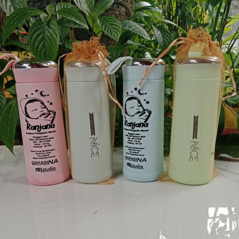 botol nice custom nama kemas tile