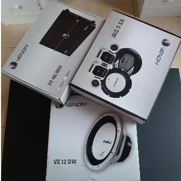 Paket Venom Diablo ,, Power 4 Channel , Subwoofer 12 inch , Speaker Split Venom Diablo All In Full S