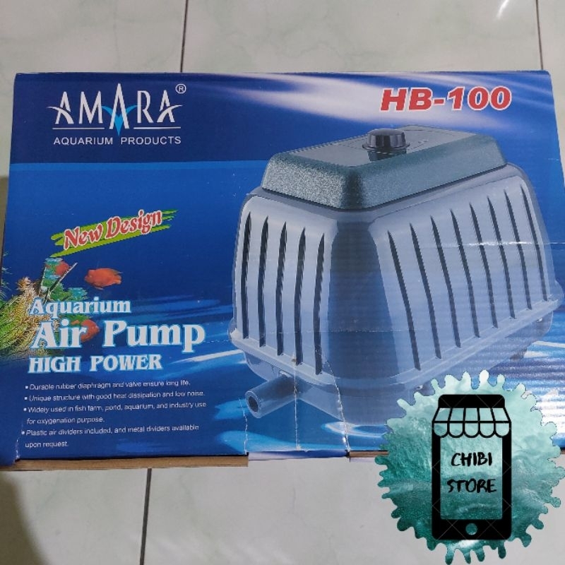 MESIN AERATOR AMARA HB-100 / MESIN OKSIGEN GELEMBUNG AIR BLOWER AMARA HB 100 / MESIN AERATOR HIGH PO