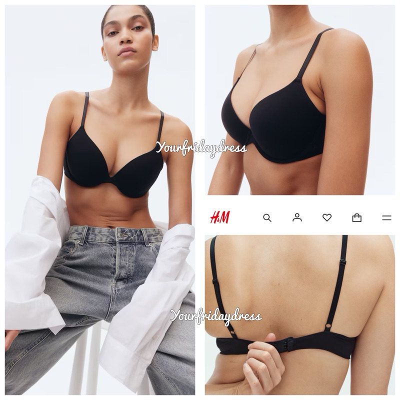 Wired Bra balconette with pads Straps Branded Import Original Sale Jastip polos Bra beha bagus sisa 