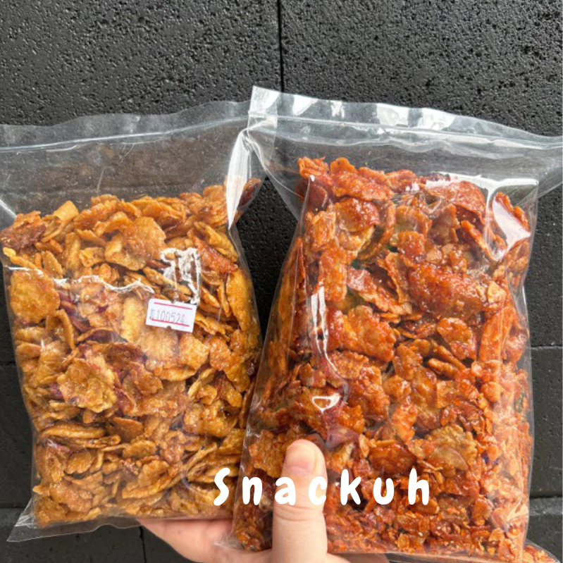 

Snackuh Emping Pedas Manis 100gr Cemilan Emping Melinjo Pedas Manis Khas Padang Murah