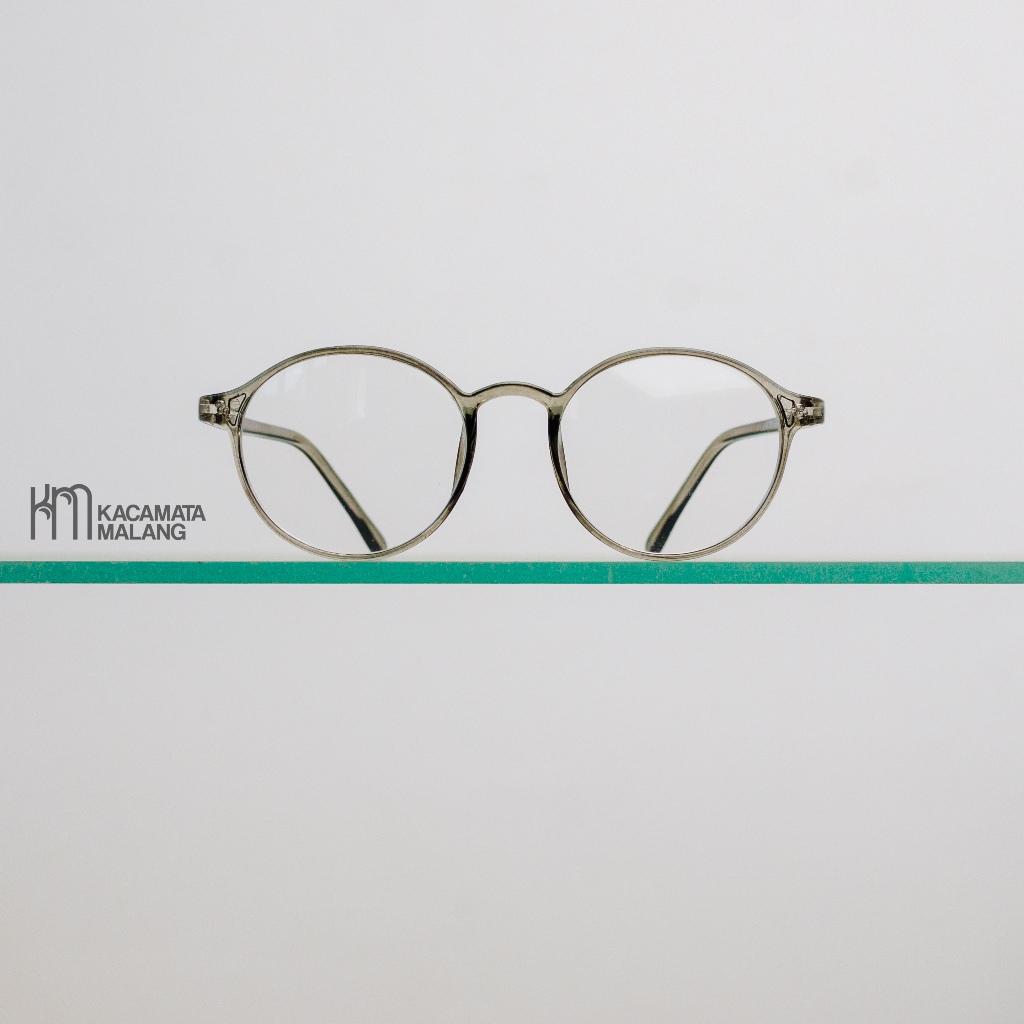 Kacamata Malang - Kacamata Semi Bulat Plastik - Kara 02