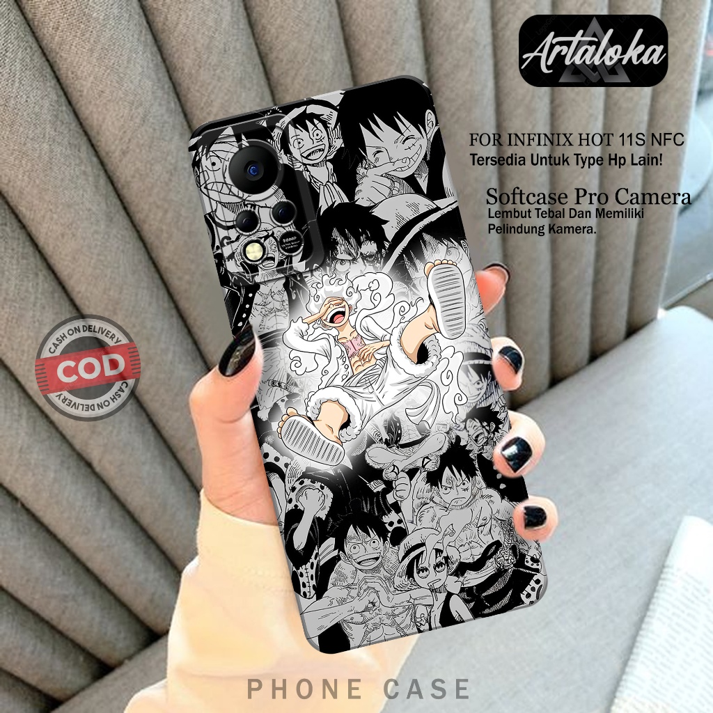 Case Hp Infinix Hot 11S NFC Fashion Case Anime Softcase Infinix Hot 11S NFC Silikon TPU Pro Camera C