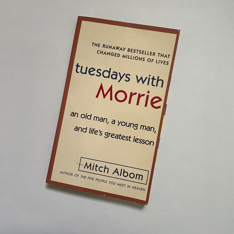 (PRELOVED) Tuesday With Morrie - Mitch Albom