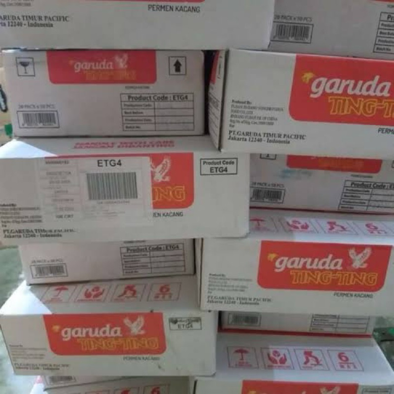 

PERMEN KACANG GARUDA TING TING [1 KARTON ISI 20 BUNGKUS] | GARUDA TINGTING | GARUDA KACANG TING TING | GARUDA KACANG TINGTING