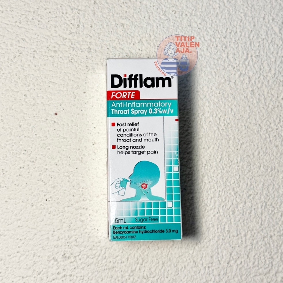 Difflam forte throat spray 15ml import