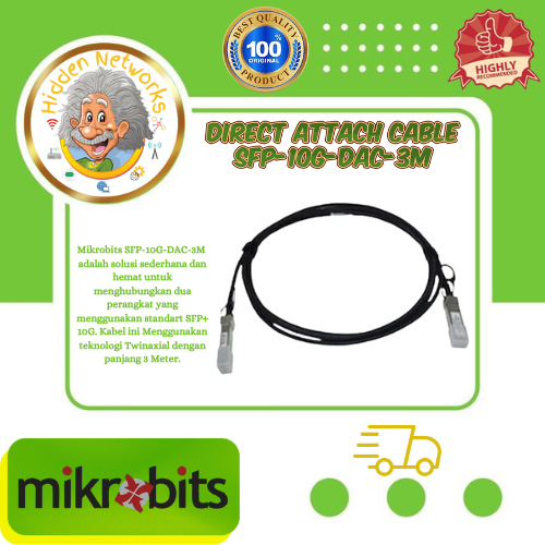 SFP+ Direct Attach Cable 10G 3M | SFP-10G-DAC-3M