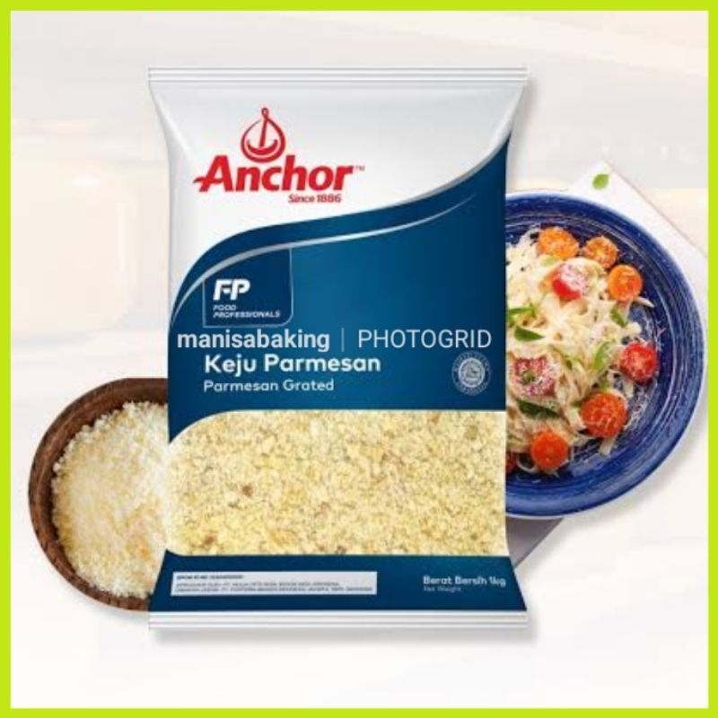 

ANCHOR KEJU PARMESAN BUBUK 100 GRAM REPACK GRATED PARMESAN CHEESE