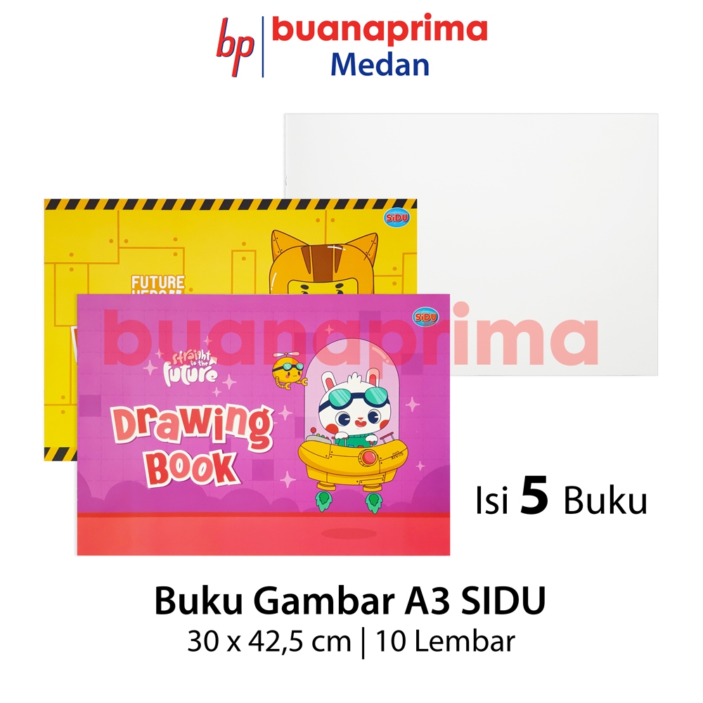 

Buku Gambar Sidu A3 per 5 Buku Drawing Book Sketsa