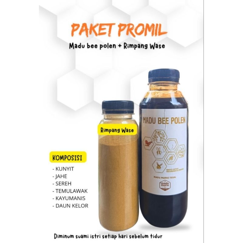 

MADU MURNI MADU ASLI PAKET PROMIL BEE POLEN
