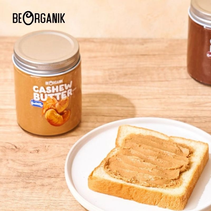 

BEORGANIK SMOOTH CASHEW BUTTER - (Unsweetened, Gluten Free, Vegan) - SELAI KACANG MEDE