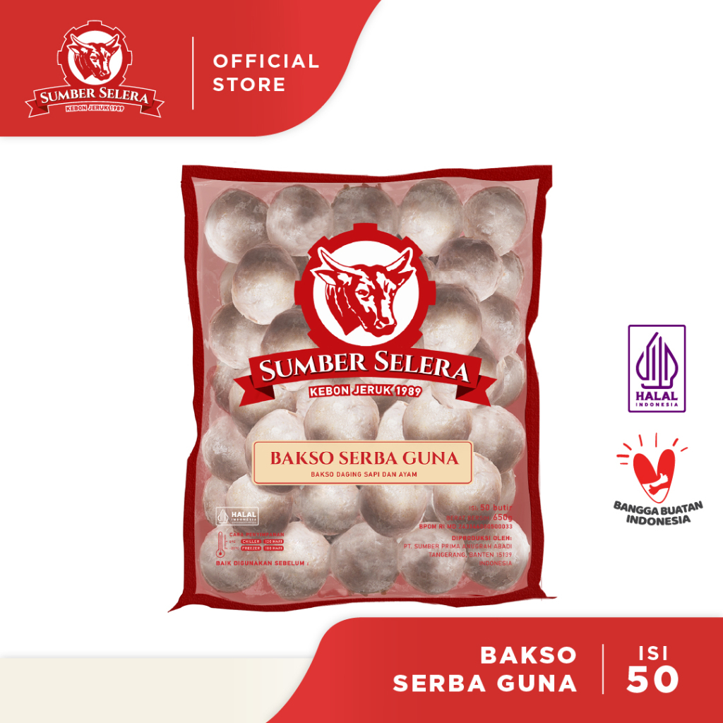 

Bakso Sumber Selera SB SERBAGUNA 50pcs