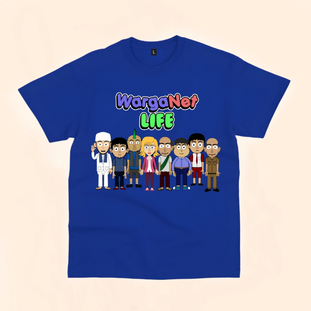 Baju kaos anak warganet life free custom nama