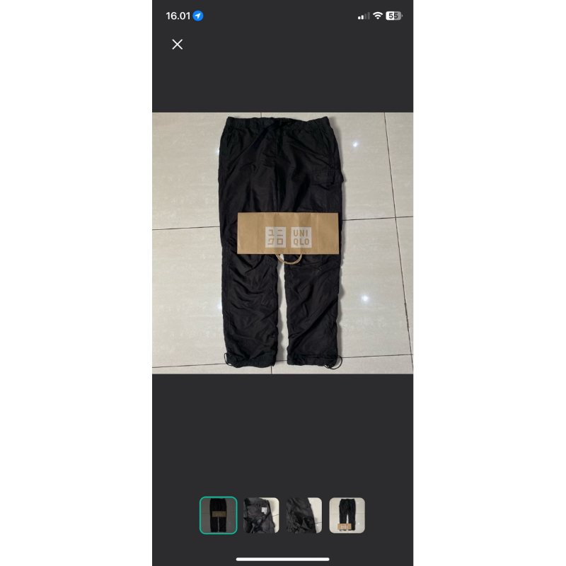 cg29 uniqlo celana cargo original