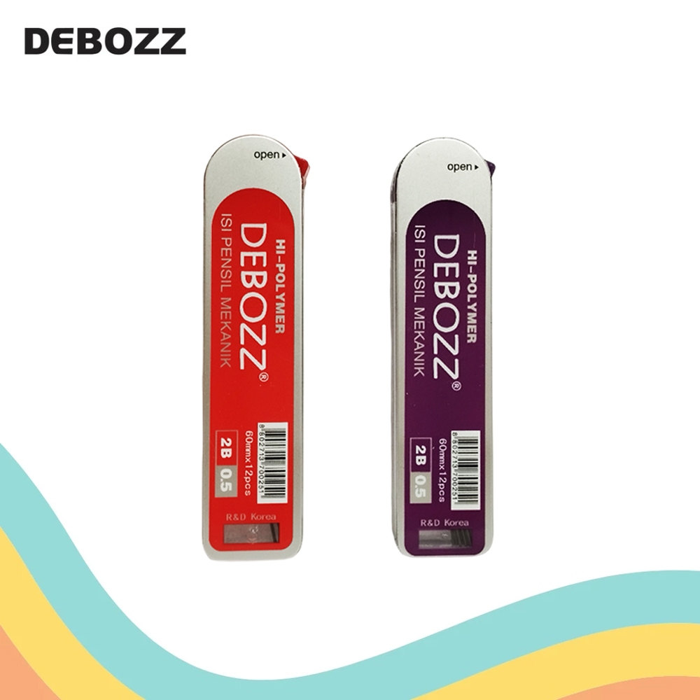 

ISI PENSIL MEKANIK 2B DEBOZZ 300 0.5MM (1 PCS)