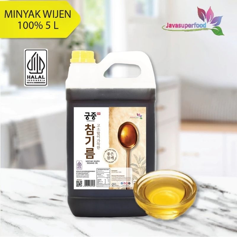 

Minyak wijen murni 100℅ Java Super Food Repack Grade A 600ml