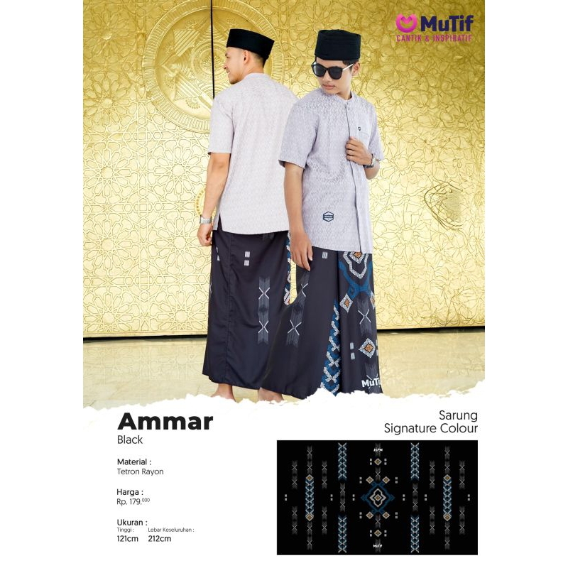 New Sarung Mutif Ammar 2025