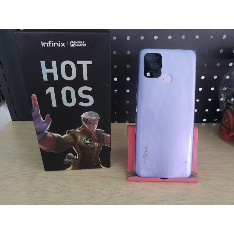 infinix HOT 10S Ram 6/128GB Second normal jaya