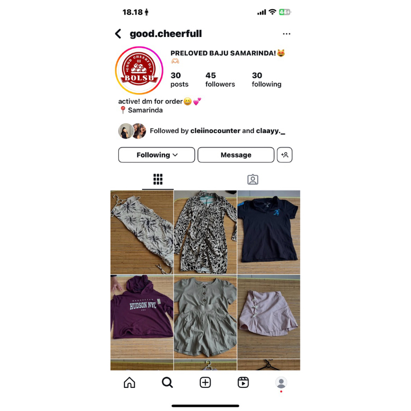 PRELOVED BAJU SAMARINDA