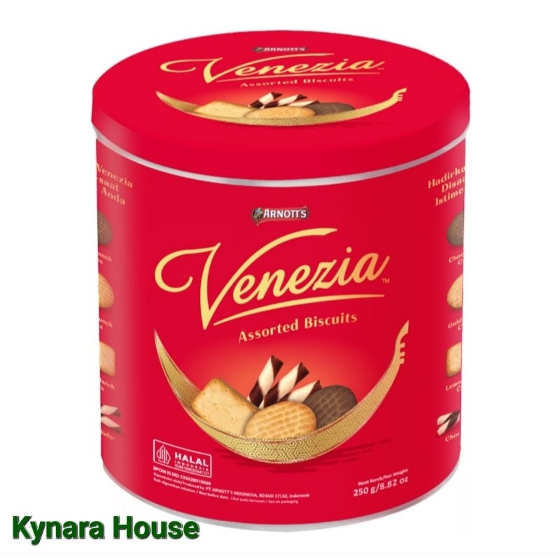 

Arnott's Venezia Biskuit Kaleng Assorted 250gr