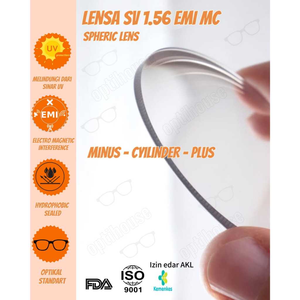 Lensa Antiradiasi FSV 1.56 UV 380nm