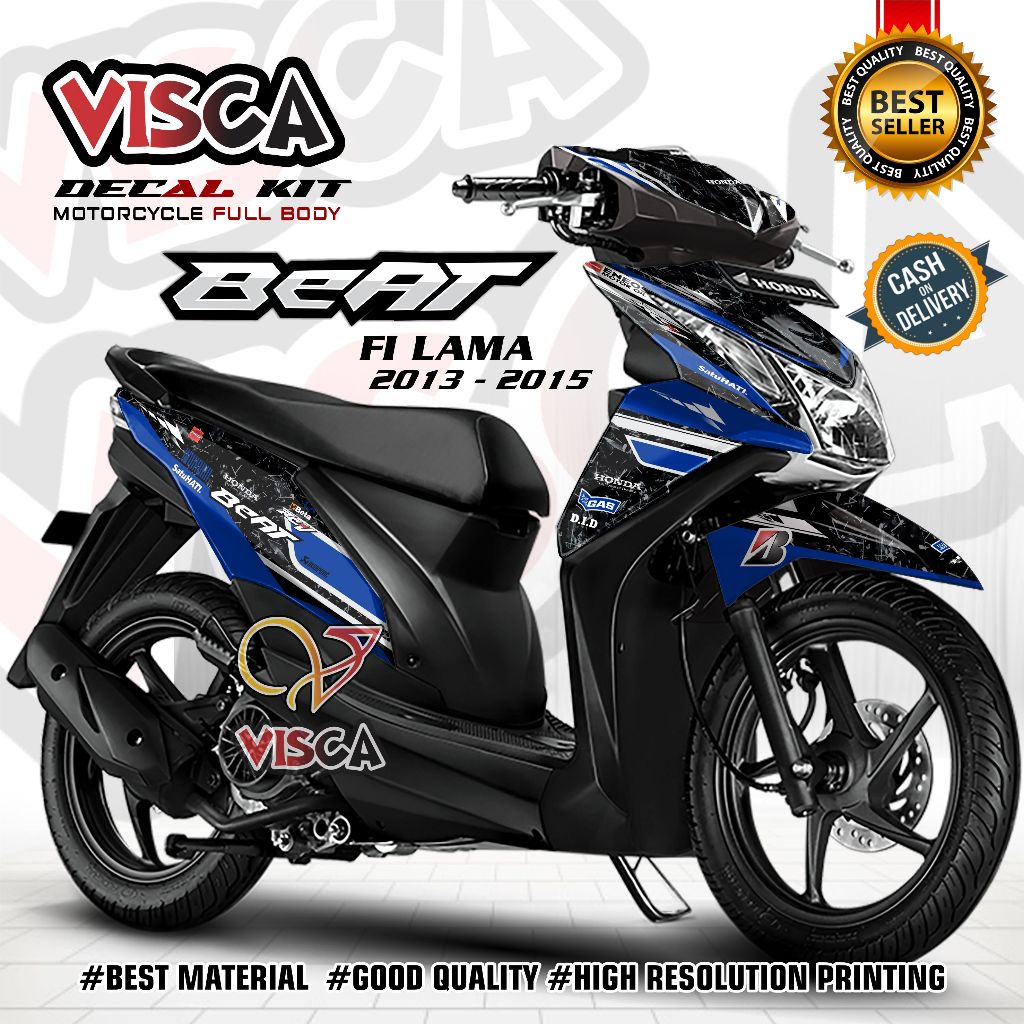 Bisa COD / Decal Beat Fi 2013 2014 2015 Full Body - Stiker Beat Fi 2013 2014 2015 Full Body - Stripi