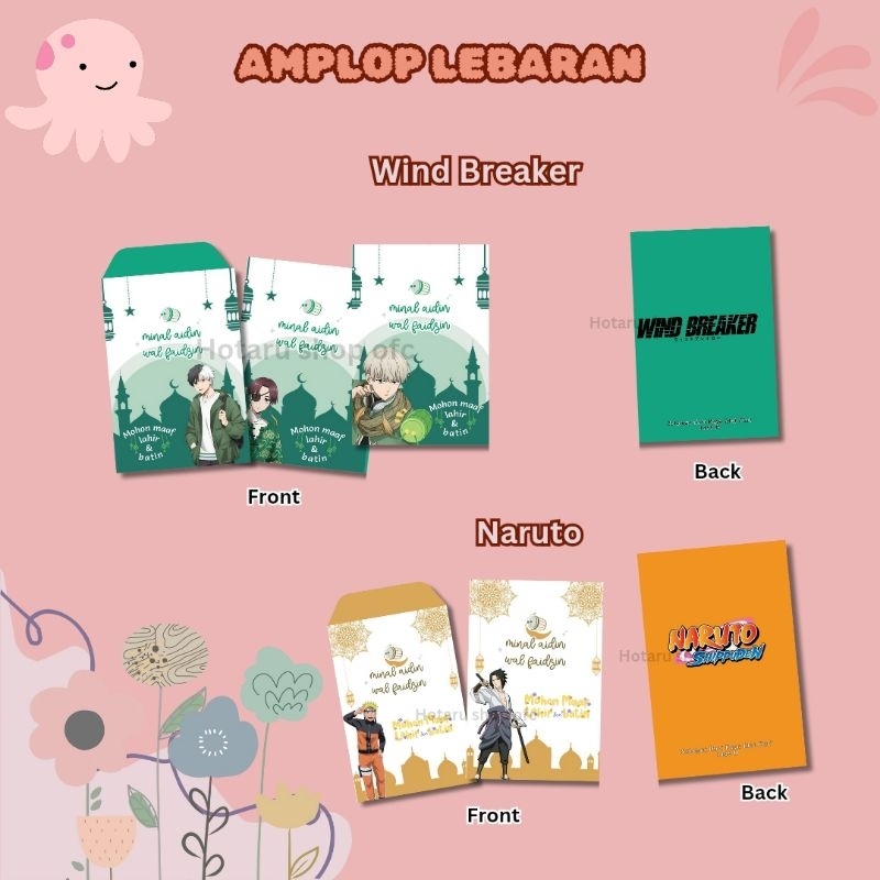 

Hotaru Shop | Amplop Lebaran Kecil - Anime