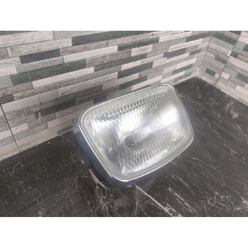 lampu depan oval rx king new lampu oval rx king original lepasan motor lampu depan rx king set