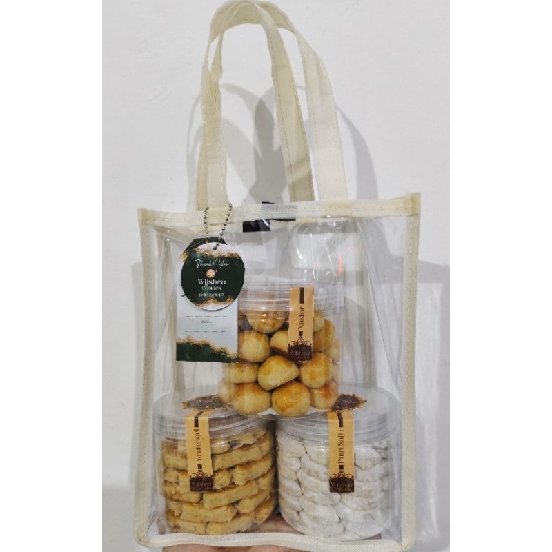 

Paket hampers isi 3 Free Tas dan Kartu Ucapan