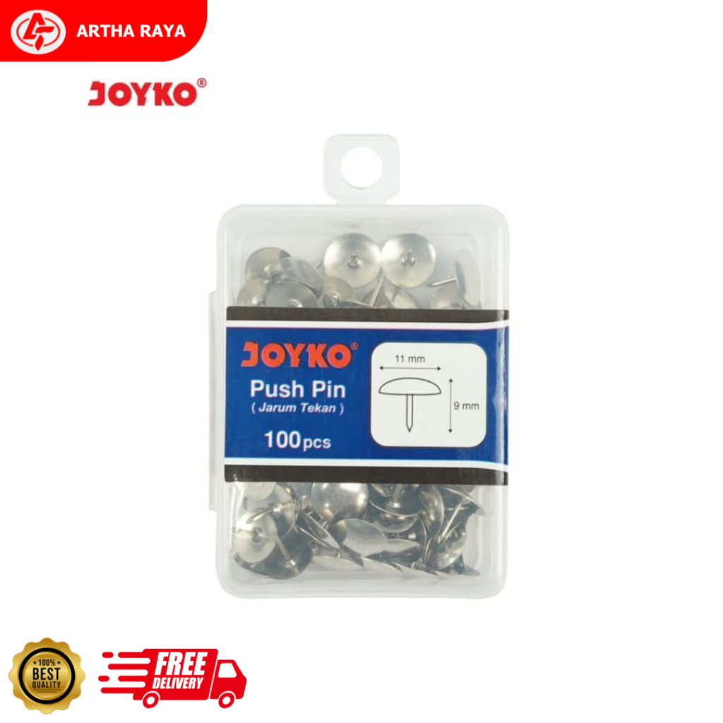 

Thumb Tacks / Paku Payung Joyko TT-11P / 1 BOX 100 PCS